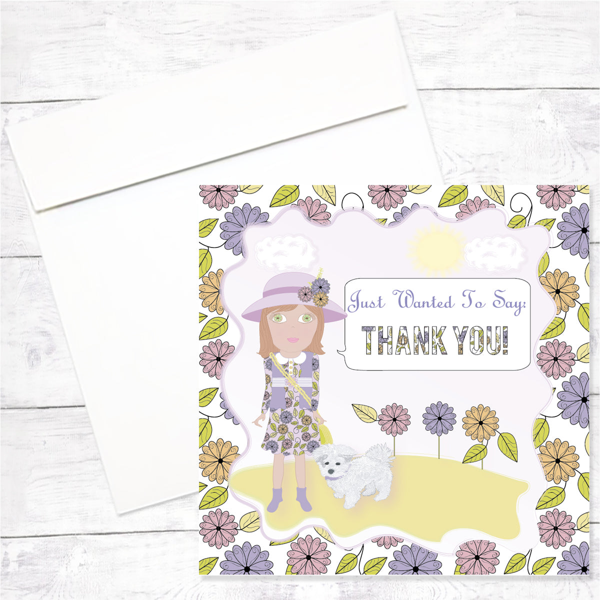 Florsita Greeting Card: Thank You