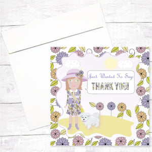 Florsita Greeting Card: Thank You